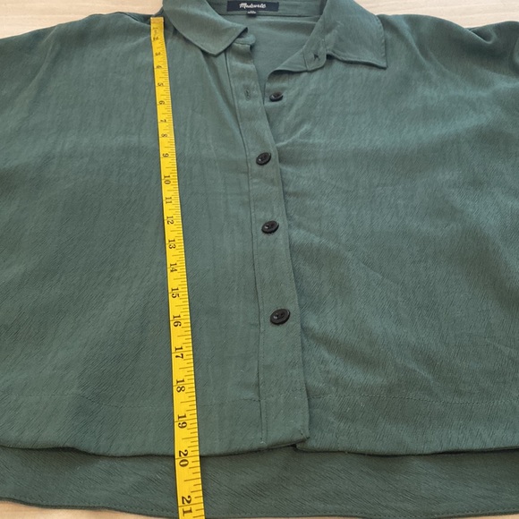 Madewell Lusterweave Hartfield Crop Shirt - Picture 4 of 5